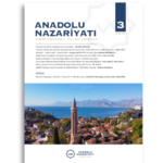 Anadolu Nazariyatı Dergisi | 3. Sayı | Haziran 2026